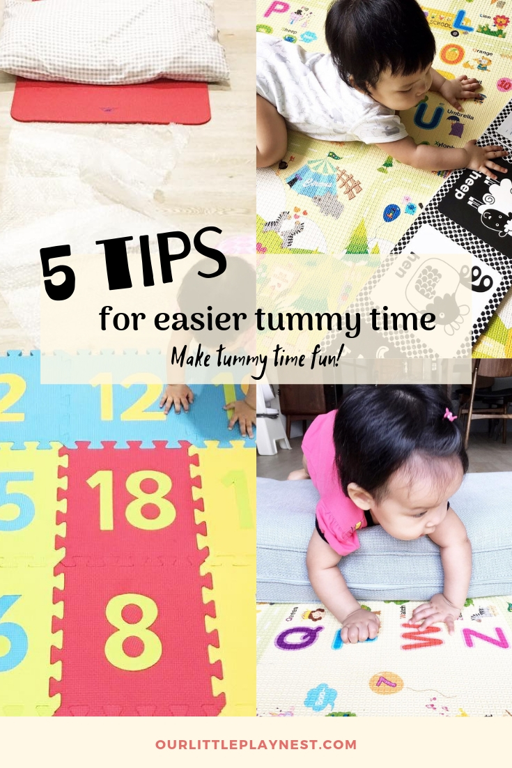 5 Tips for easier Tummy Time