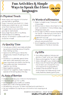 5 love languages of children: What is my child's love language?